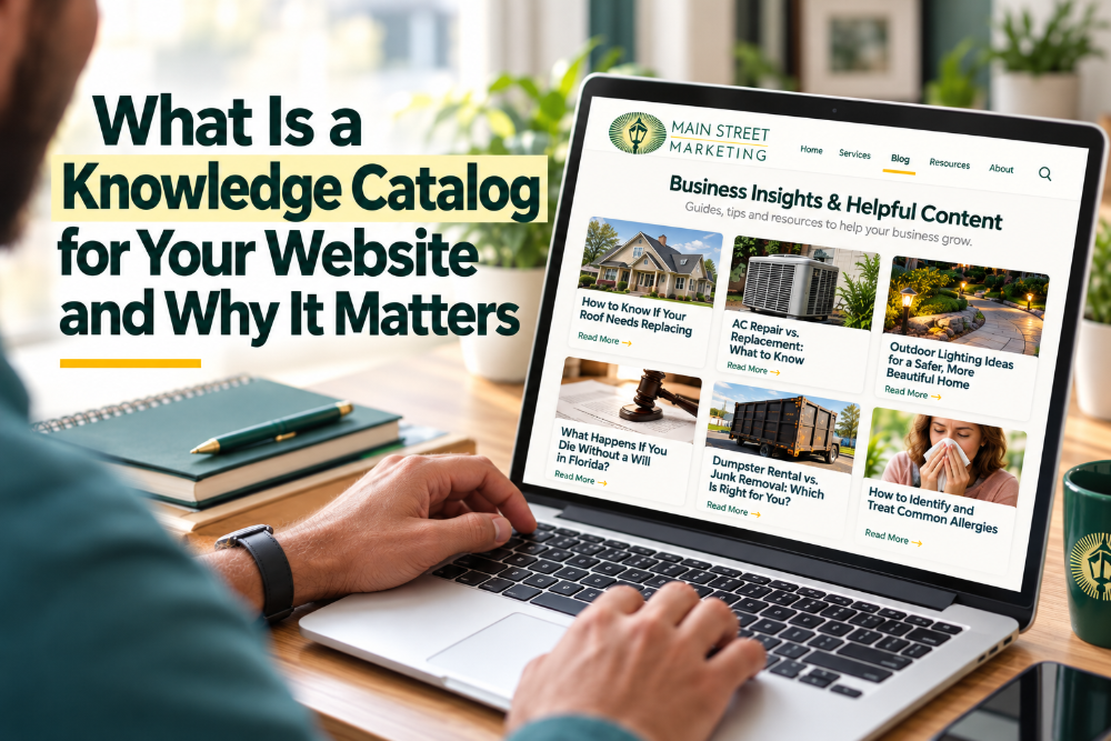 What Is a Knowledge Catalog for Your Website and Why It Matters…